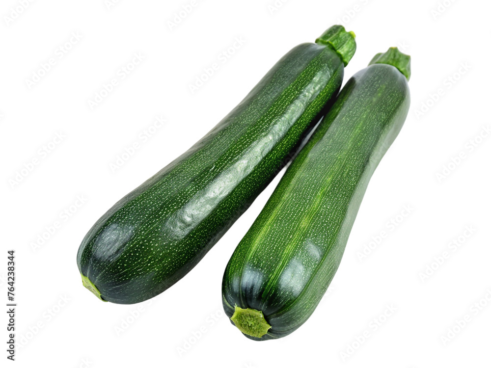 Whole Green Zucchini. isolated on transparent background. Whole Green Zucchini. isolated on transparent background.