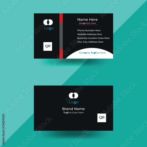 Modern and Creative visiting card design, Professional Business card template, corporate, vector, elegent business card.