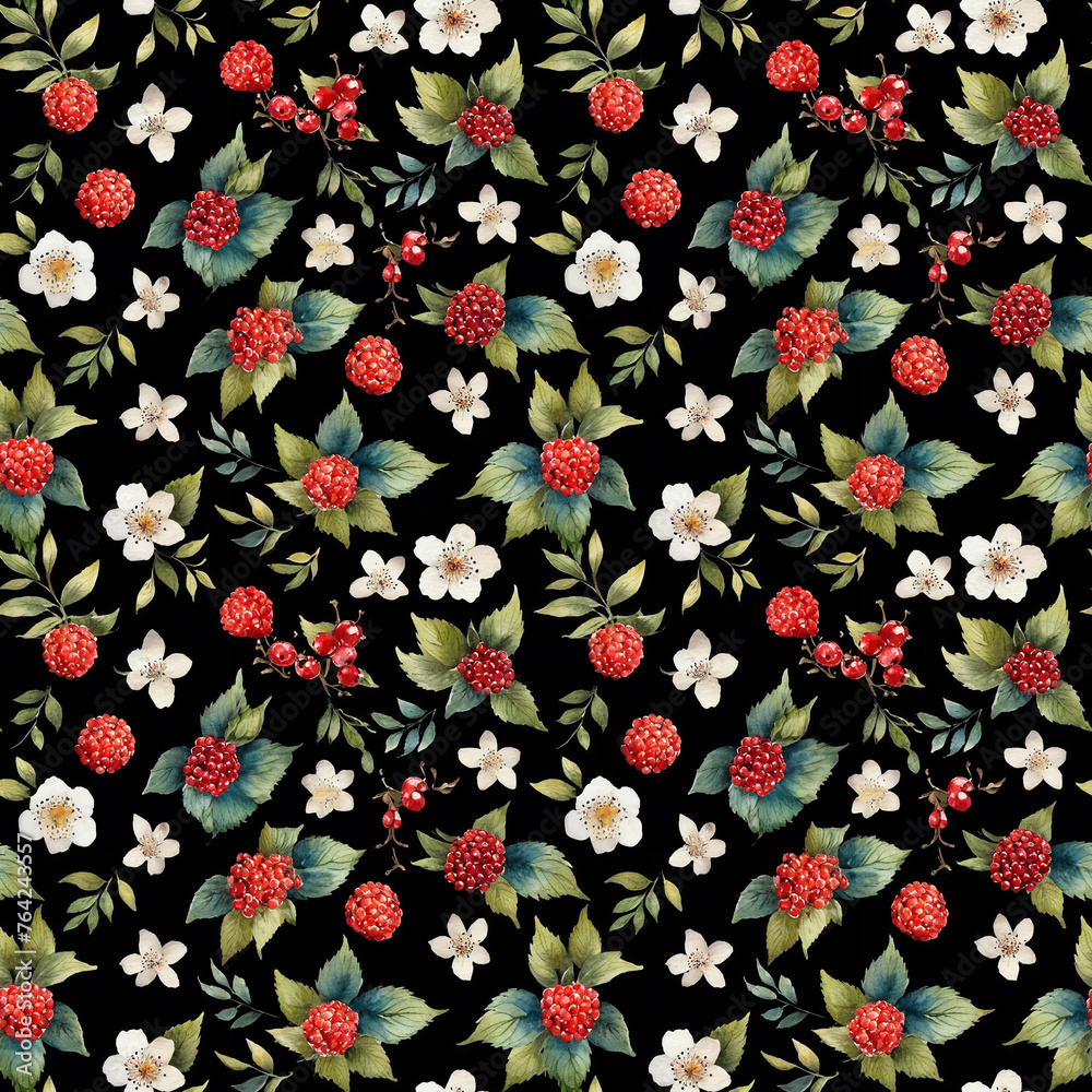 custom made wallpaper toronto digitalSeamless abstract watercolor natural plant pattern