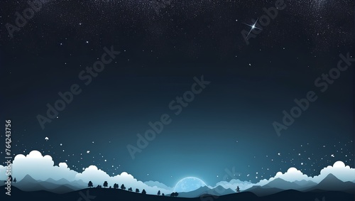 night background with copy space, space for text and design 