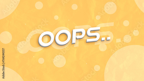 Oops background, Wallpaper