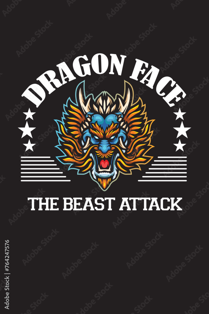 Dragon Face t shirt