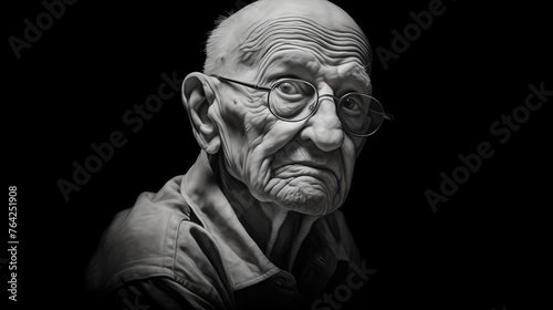 Elderly Man With Glasses And A Lifetime Of Stories In His Eyes © Greg Kelton
