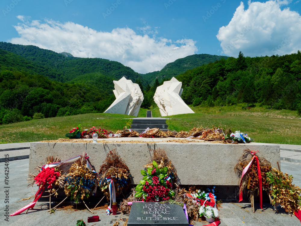 Memorial Complex to the Battle of Sutjeska at Tjentište, Bosnia and ...