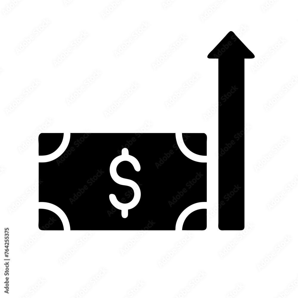 Dollar sign money icon vector symbol illustration on a Transparent Background Dollar sign money icon vector symbol illustration on a Transparent Background