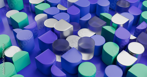 geometric shapes abstract background