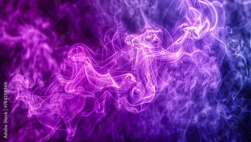 Abstract Smoke Motion, Colorful Design with Curves and Space Background Abstract Smoke Motion, Colorful Design with Curves and Space Background