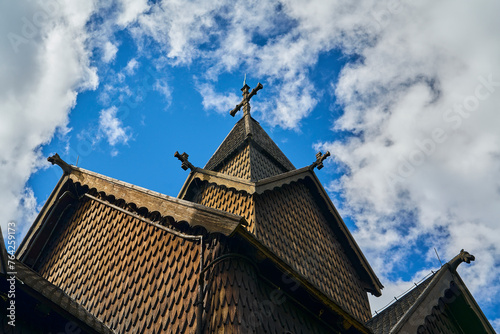 Heddal Stave Church is a parish church built out of wood.