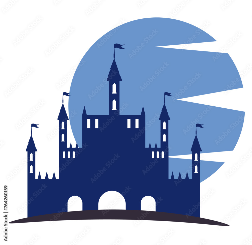 Castle logo template