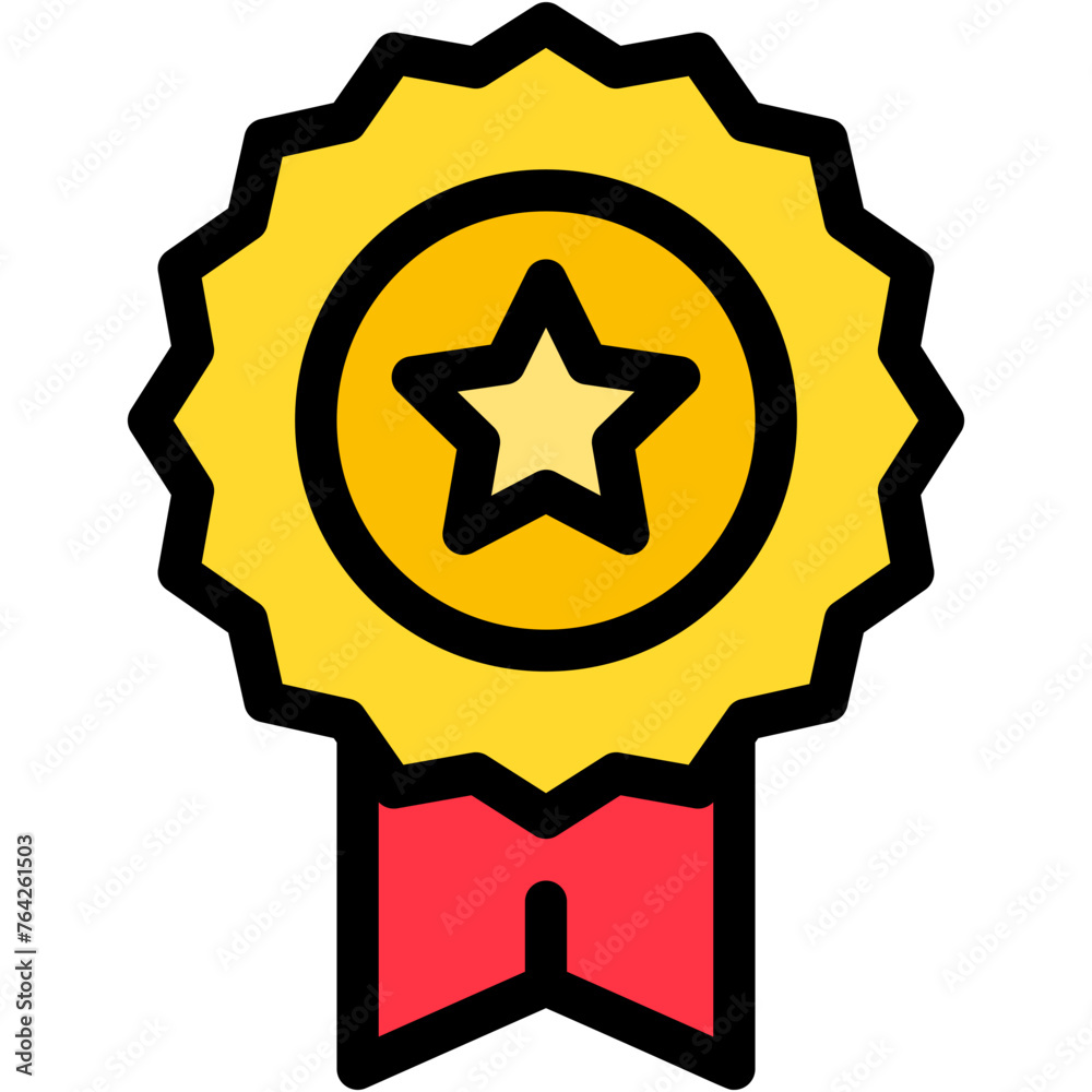 Award badge, badge, premium badge, quality badge Icon