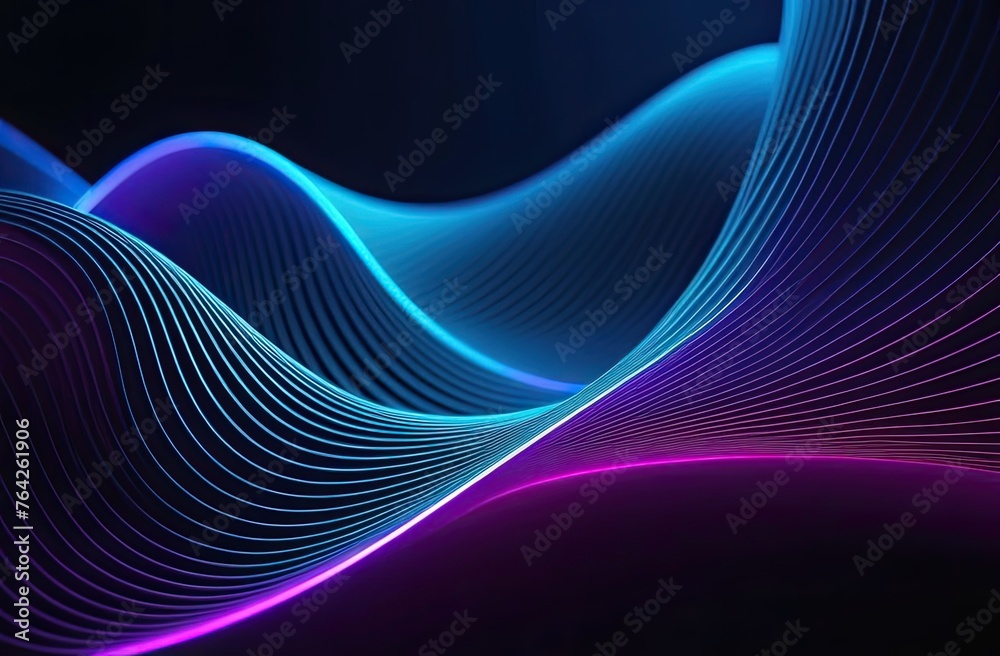 Background of dynamic floating glowing curve lines. Futuristic technology concept. Background of dynamic floating glowing curve lines. Futuristic technology concept.