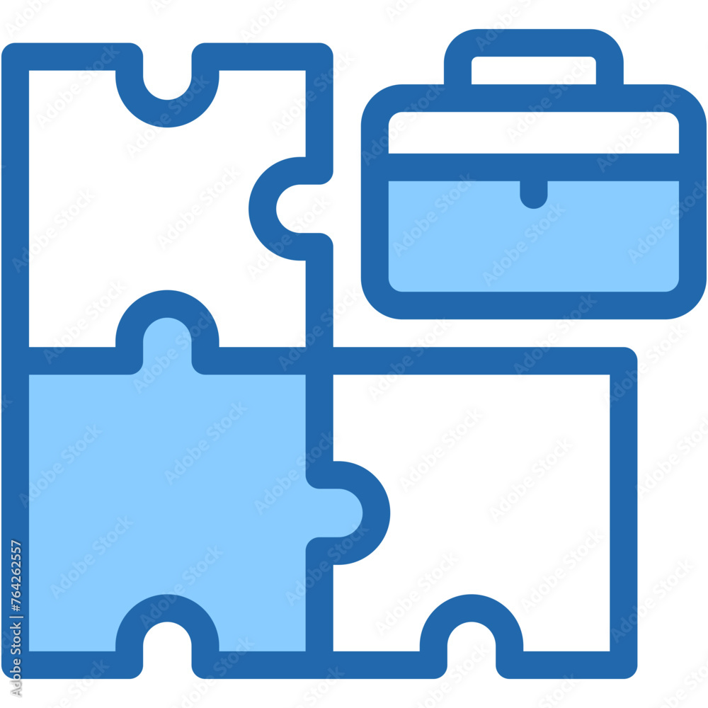 Puzzle, Solve, Business And Finance, Solution, Problem, Briefcase Icon Puzzle, Solve, Business And Finance, Solution, Problem, Briefcase Icon