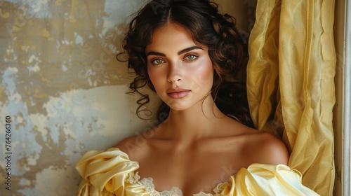 Close Up of Woman With Blue Eyes