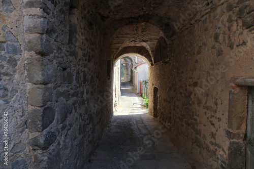 Il villaggio di Groppo nel comune di Sesta Godano in provincia di La Spezia  Liguria  Italia.