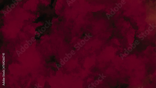 Abstract red smoke mist fog on a black background. Purple red pink abstract watercolor. Puffs of red smoke on a dark Red particles explosion on black background graphics pattern lines.