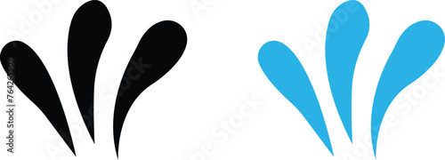 Water drops. Cartoon tears, nature splash elements. Isolated transparent background raindrop or sweat, wet droplets of dew shapes collection aqua vector set of silhouette droplet, drop liquid icons.