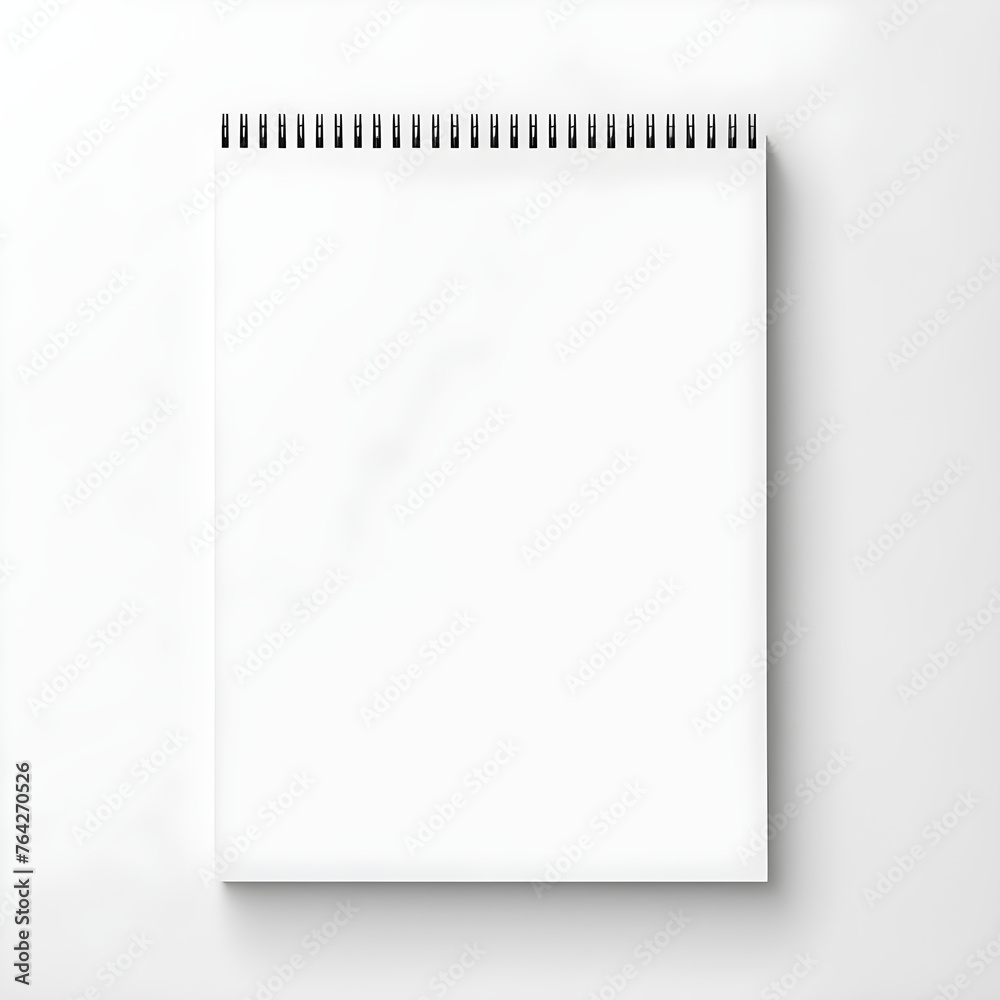 blank notebook isolated on white blank notebook isolated on white