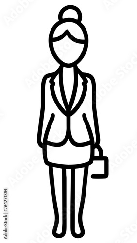 Frau im Blazer/Kostüm / Businesswoman