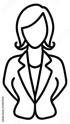 Frau im Blazer/Kostüm / Businesswoman