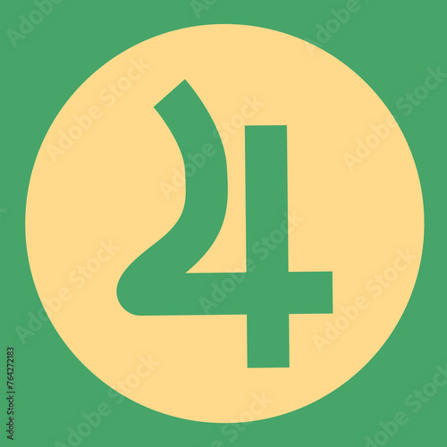 planet jupiter symbol astrology vector
