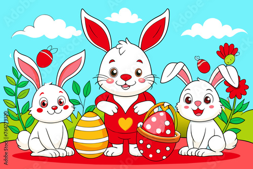  les eufs et lapins pack coloring book