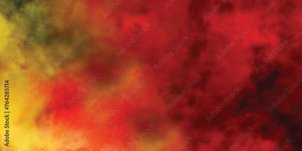 Red and yellow background, abstract watercolor background with space. Colorful watercolor paint texture background. Red and yellow background. 