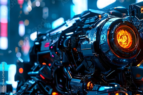 The Futuristic Mega War Robots And Hero, Mechanical warriors, Cybernetic heroes.