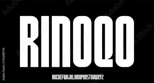 rinoqo modern, condensed hero modern geometric font	
