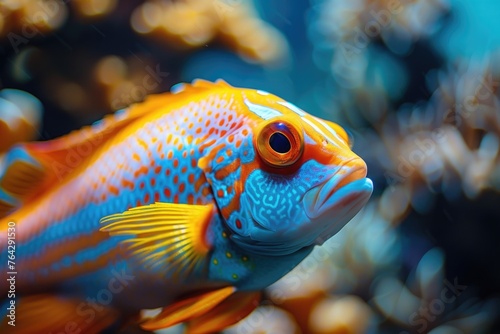 Vibrant Fish in Coral Reef