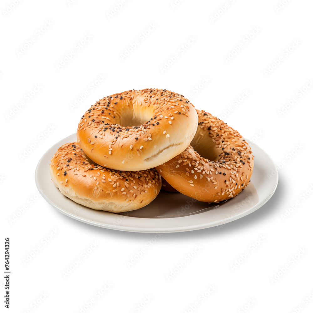 bagels with sesame seeds bagels with sesame seeds
