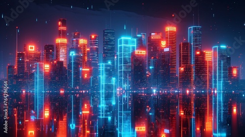 Neon Metropolis © Paul