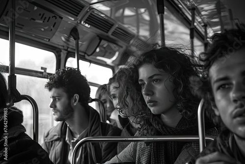 Journey of thoughts, stories untold in the bus. © Sebastian Studio