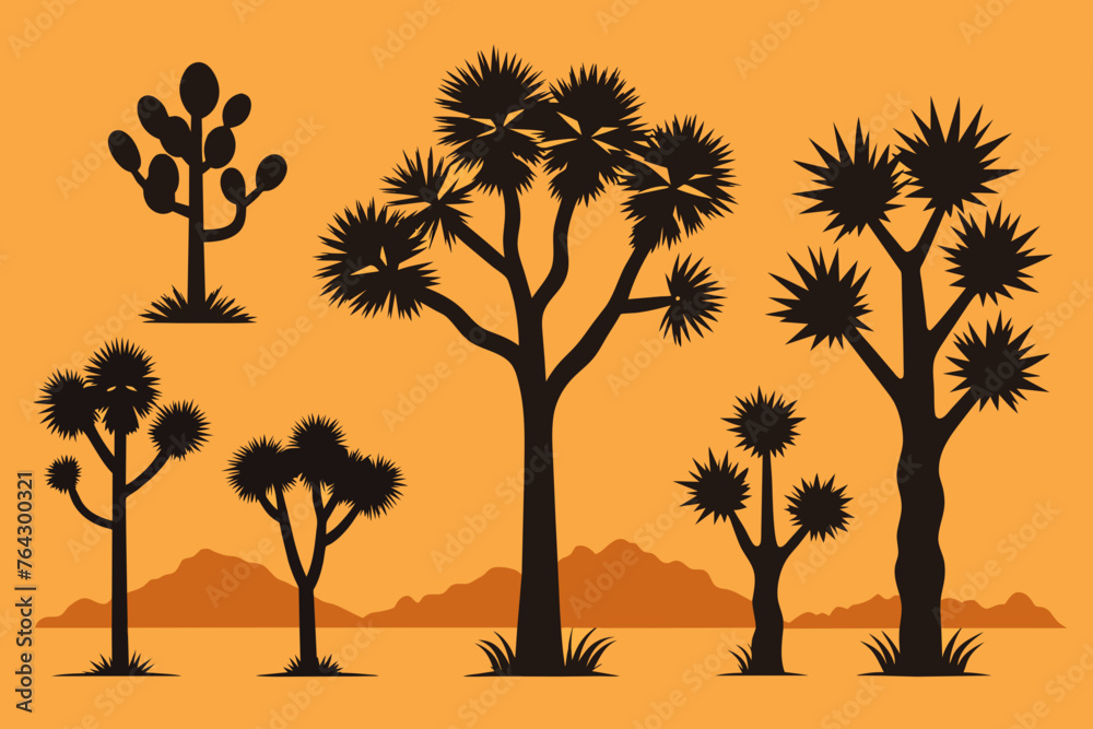 Joshua tree vector illustration