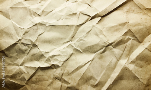 Wallpaper Mural High-Resolution Vintage Crumpled Paper Texture Background Torontodigital.ca