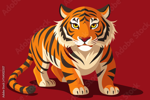 a tiger vector illustration 