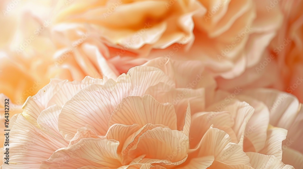 Sweet peach tones cascading in a soft soothing pattern AI generated illustration Sweet peach tones cascading in a soft soothing pattern AI generated illustration