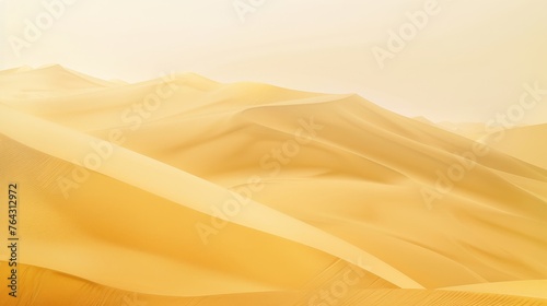 Pale yellow merging with warm sand gradients AI generated illustration