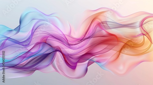 Colorful Wave: A Modern and Luxurious Abstract Texture Generative AI