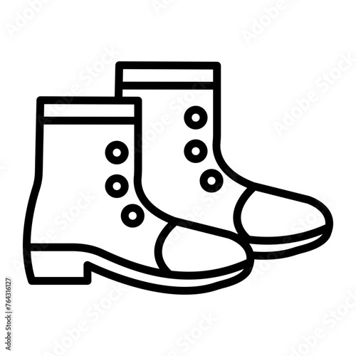 Boot Line Icon