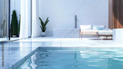 Luxurious Living: Elegant Slide Background. Generative AI