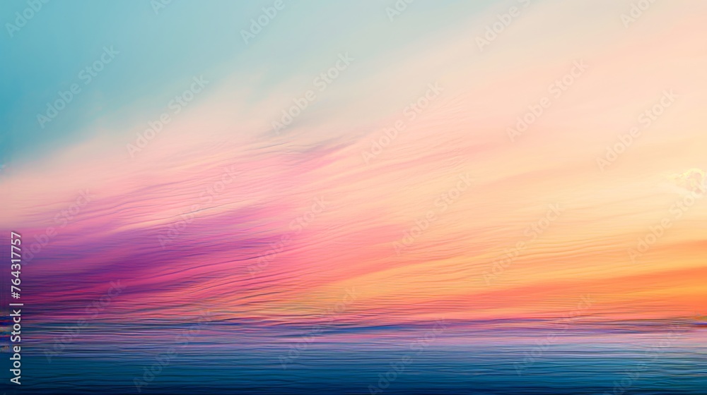 Soft gradient of colors fading into each other AI generated illustration