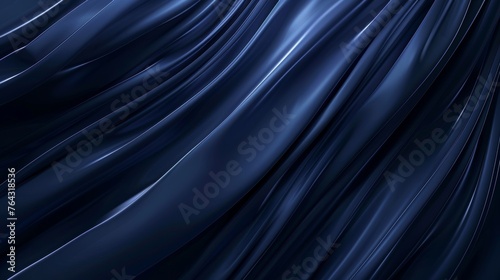 Dynamic Abstract Background with Diagonal Streaks - Stylish Navy Blue Business Cover Generative AI