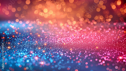 blue and pink color background, pastel glitter, shiny background with blurred bokeh