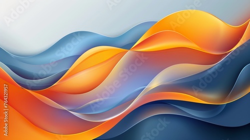 Vibrant Wave: Luxury Background for Corporate Design Concept Generative AI © Alex