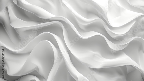 Stylish Grey and White Abstract Background with Ample Copy Space Generative AI