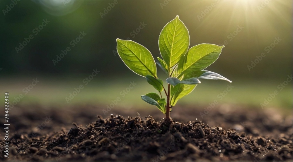 Close-up of the tender first shoots of a seedling in an open field. Agricultural plants. The seedling reaches for the sun. Close-up of the tender first shoots of a seedling in an open field. Agricultural plants. The seedling reaches for the sun.