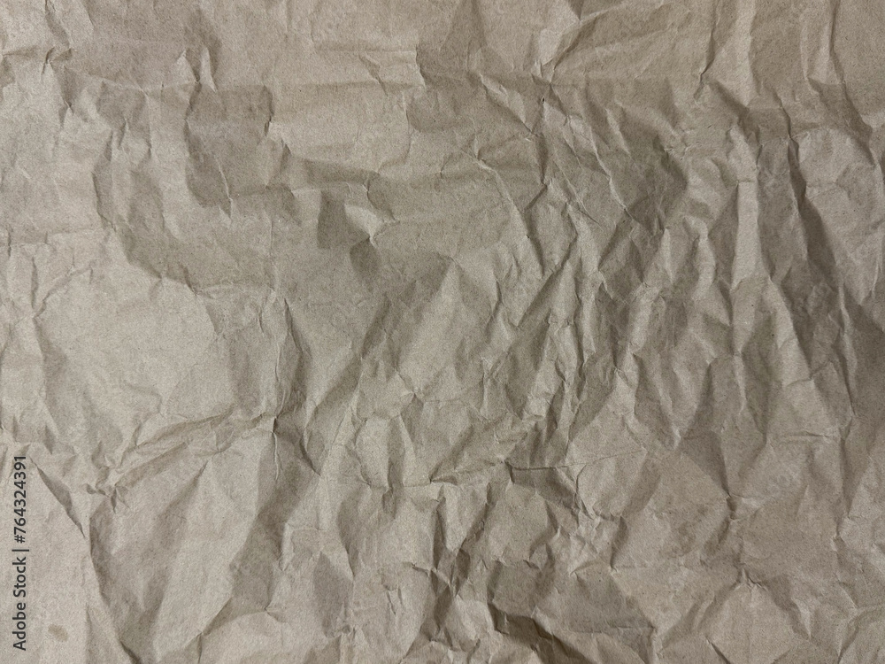 Brown Crumpled Paper Texture Brown Crumpled Paper Texture