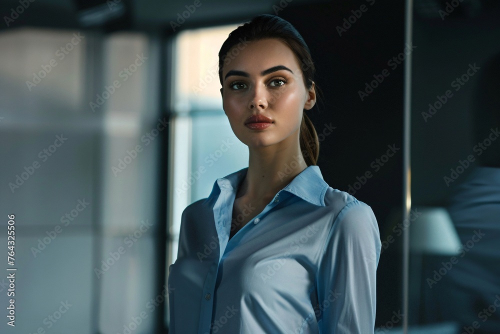 Fototapeta premium portrait of a woman, entrepreneurship, business