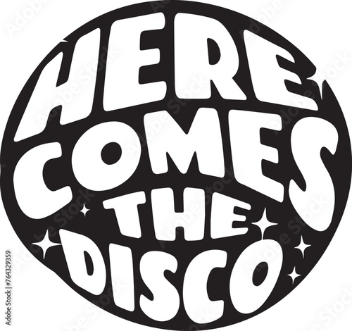 Here Comes The Disco Vector