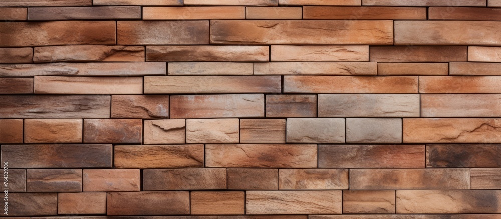 An image featuring a detailed view of a wall constructed from blocks of wood An image featuring a detailed view of a wall constructed from blocks of wood